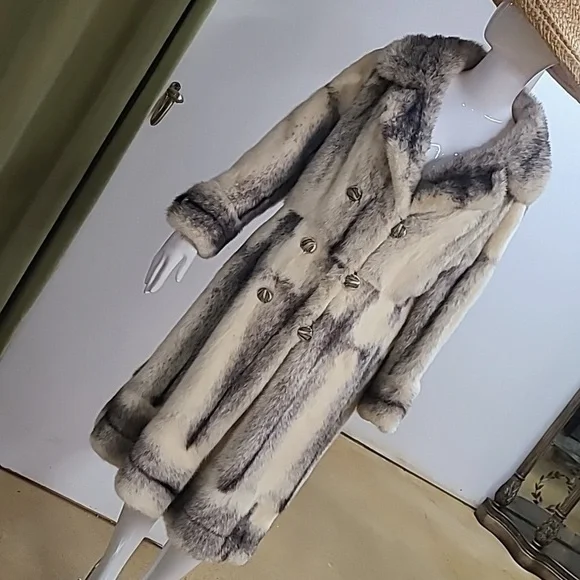 Genuine midi Fur coat - Picture 1 of 16